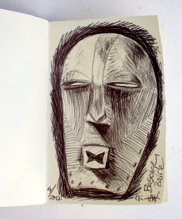 750x900 Weaverwerx African Mask Drawing - African Mask Drawing