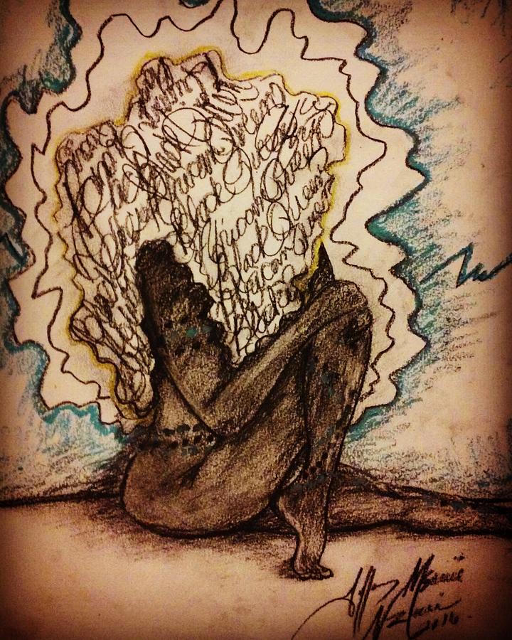 720x900 relax african queen drawing - African Queen Drawing