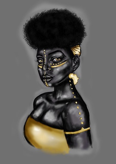 389x550 African Queen - African Queen Drawing