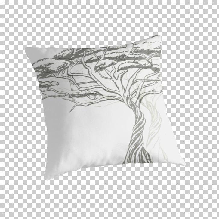 728x728 throw pillows cushion africa tree, white acacia png clipart free - African Tree Drawing