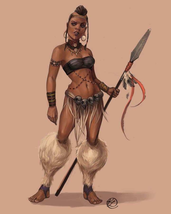721x901 Drawing With Kate Laird African Warrior Something Or Other - African Warrior Drawing