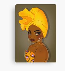 210x230 African Woman Drawing Canvas Prints Redbubble - African Woman Drawing