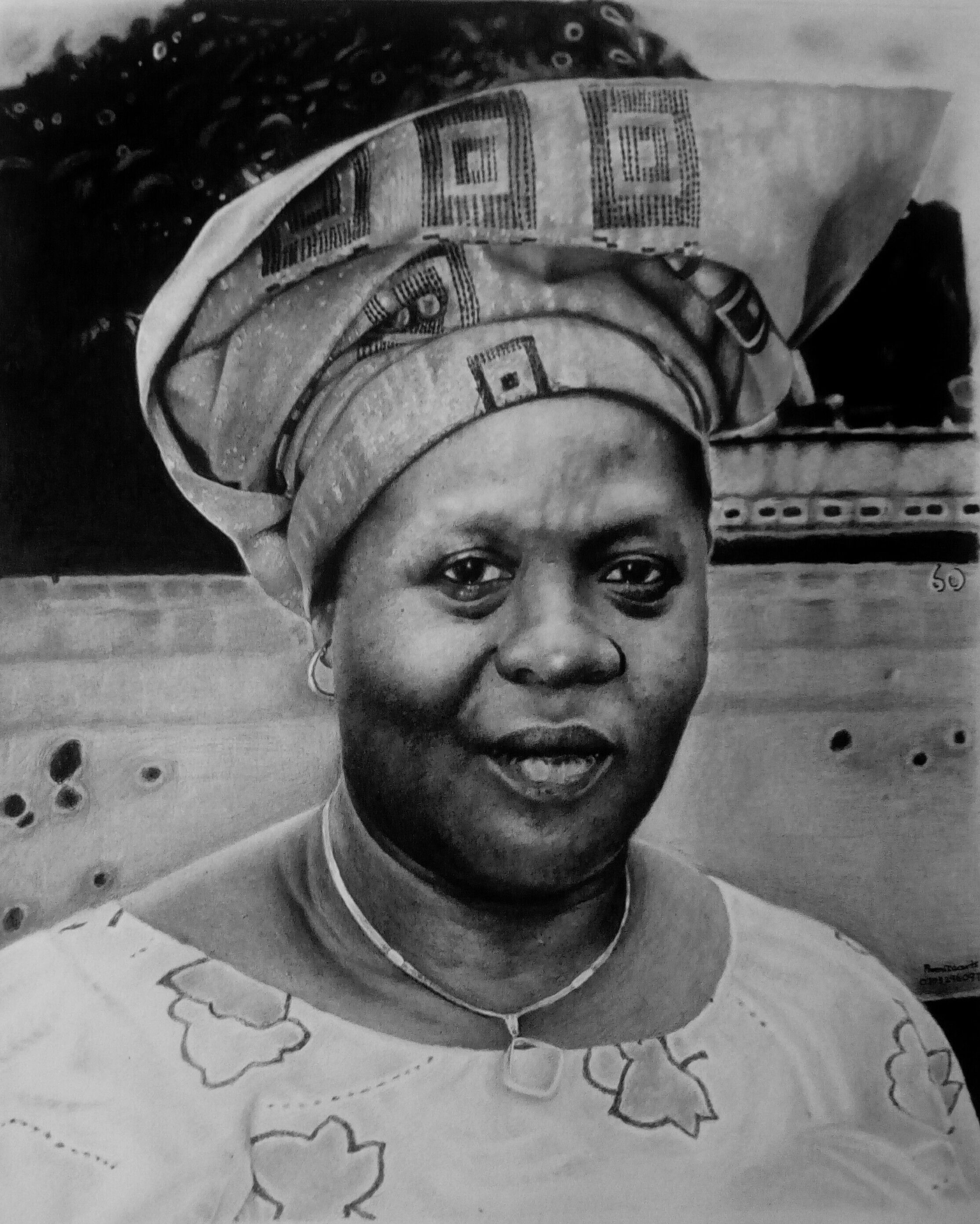 2230x2786 hyperrealistic drawing of a typical african woman - African Woman Drawing