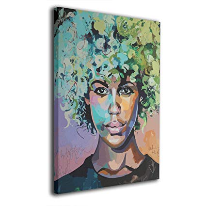 425x425 oanaklsd pop art natural hair afro girl modern home - Afro Girl Drawing