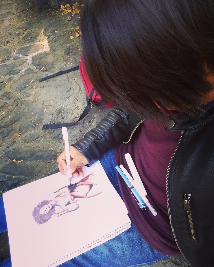 819x1024 the world's best photos of afro and drawing - Afro Girl Drawing