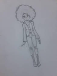 188x250 afro girl drawing - Afro Girl Drawing