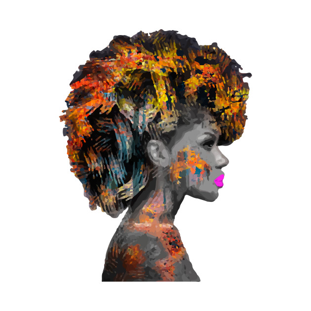 630x630 afro girl - Afro Girl Drawing