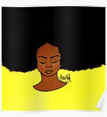 210x230 afro girl drawing posters redbubble - Afro Girl Drawing