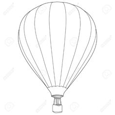 236x236 how to draw a hot air balloon step - Air Balloon Drawing