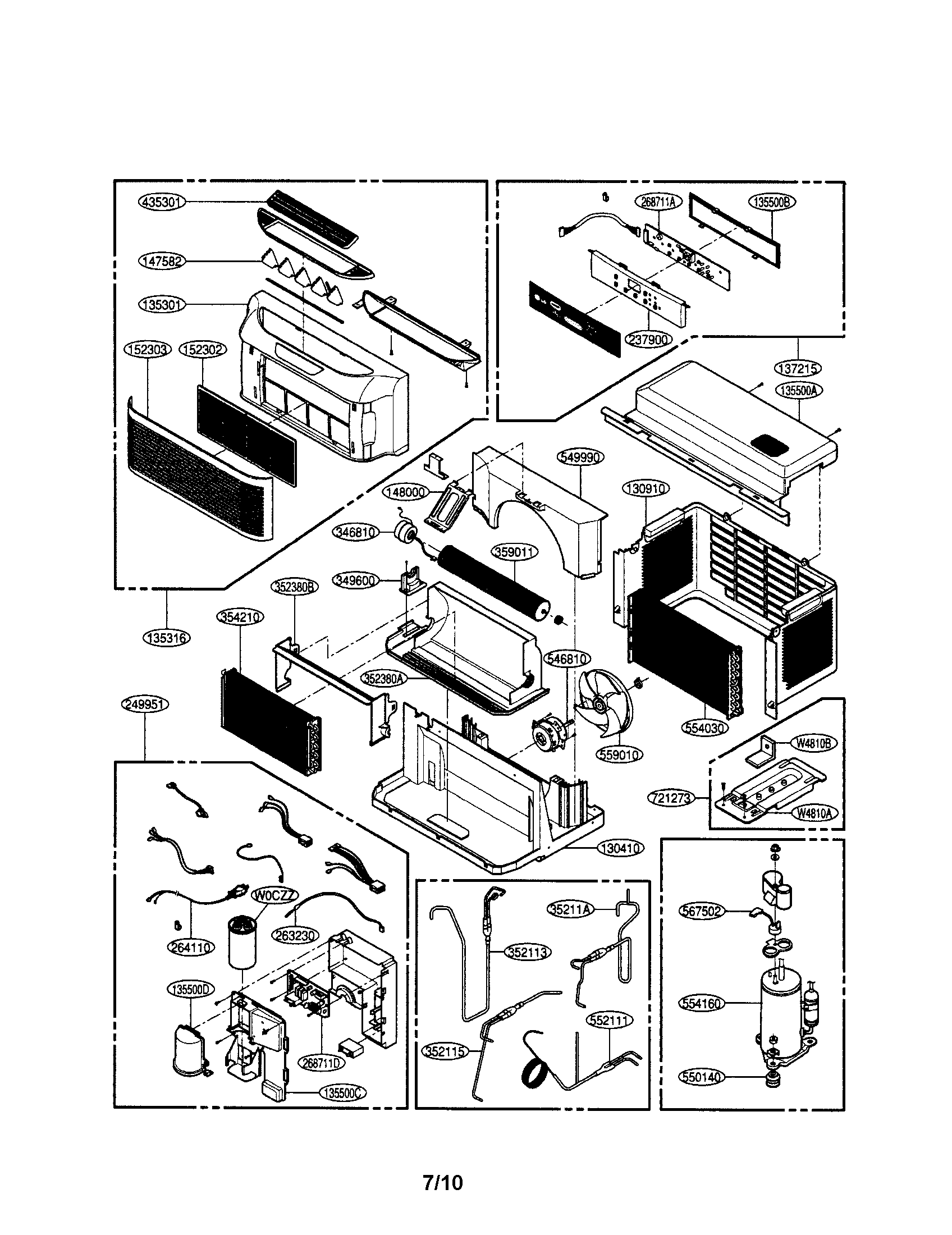 1696x2200 midea air conditioner user's guide, instructions manual - Air Conditioner Drawing