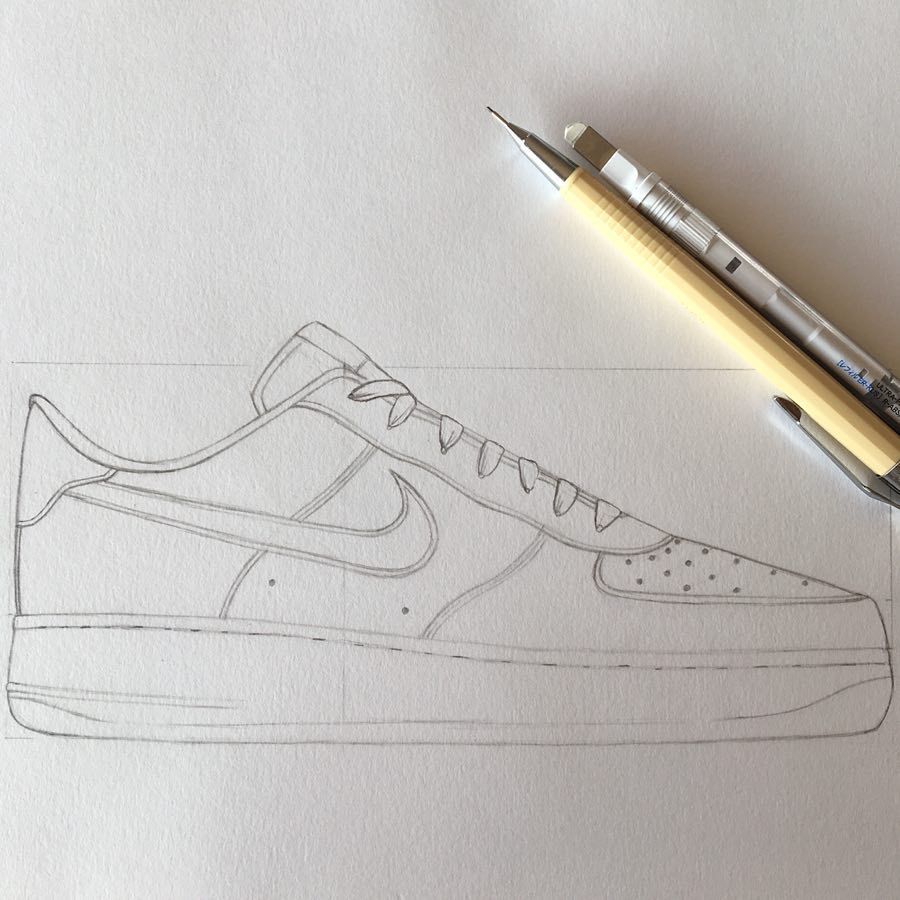 Air Force 1 Drawing at Explore collection of Air