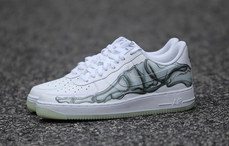 803x511 Nike Air Force Qs Skeleton Release Info - Air Force 1 Drawing