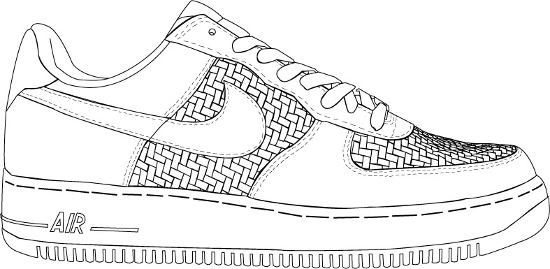 Air Force 1 Drawing at PaintingValley.com | Explore collection of Air ...