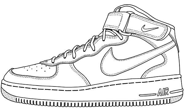 602x362 Air Force One Jordan Drawing International College Of Management - Air Force 1 Drawing