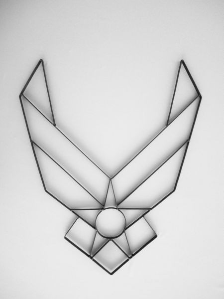 450x600 us air force symbol metal wall and sculpture - Air Force Drawing