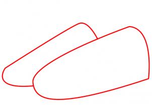 302x217 how to draw nike, how to draw air force ones, step - Air Force One Drawing