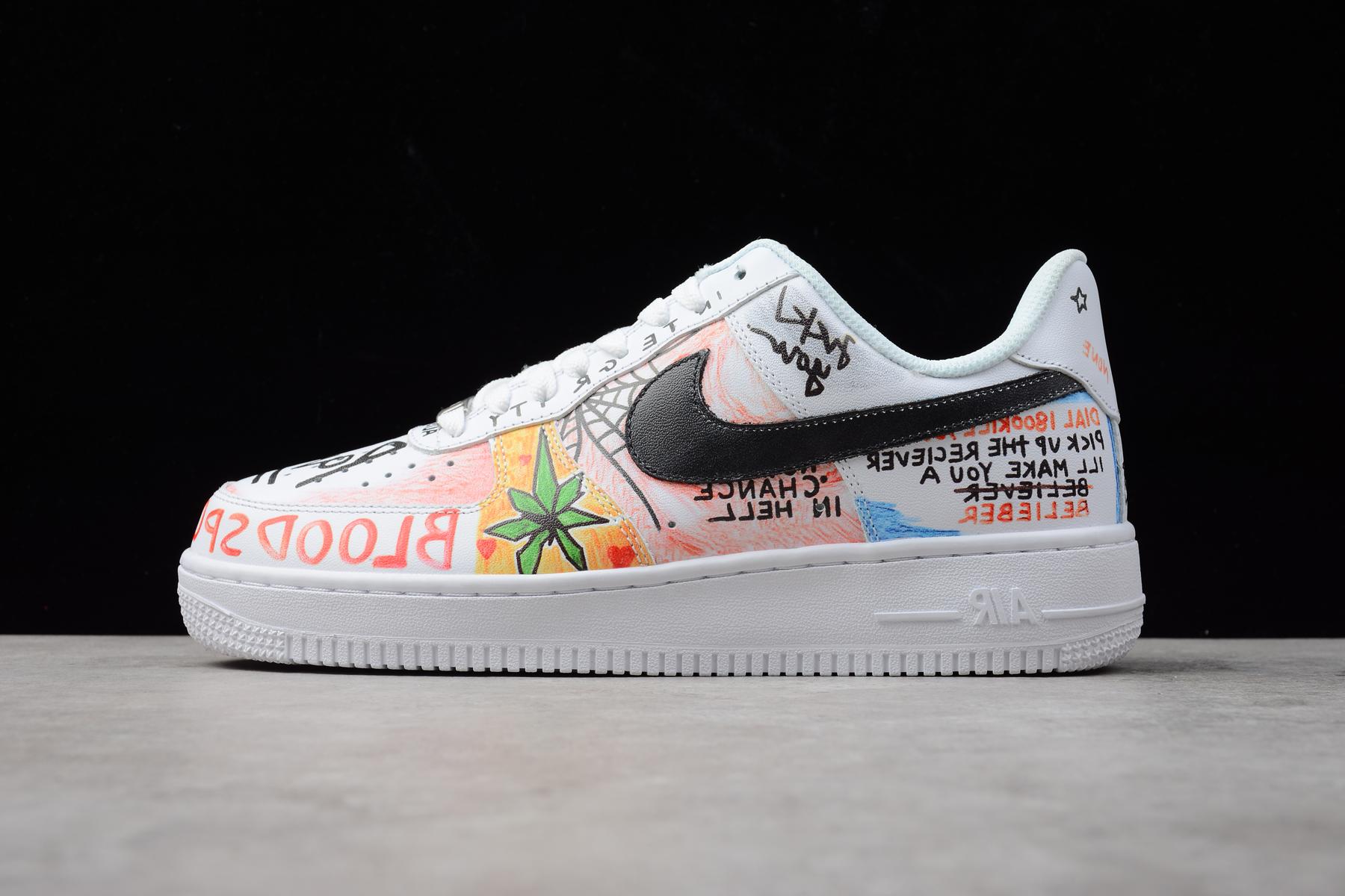 1800x1200 Latest Custom Air Force One Sneakers Photos Shoes Image Fashionbale - Air Force One Drawing