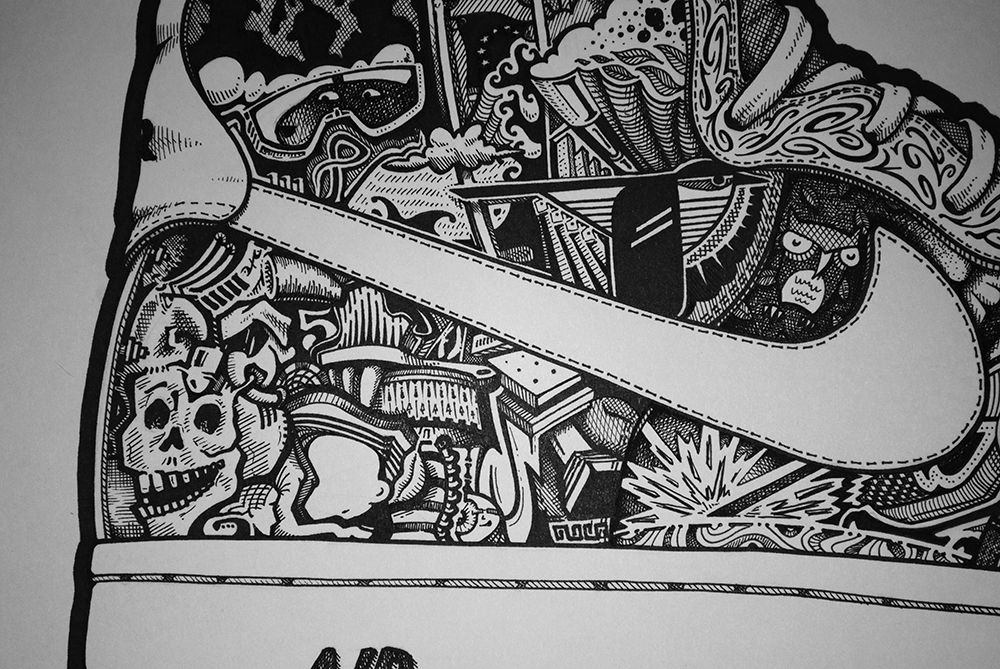 air forces 1 drawing