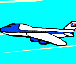 300x250 air force one drawing - Air Force One Drawing