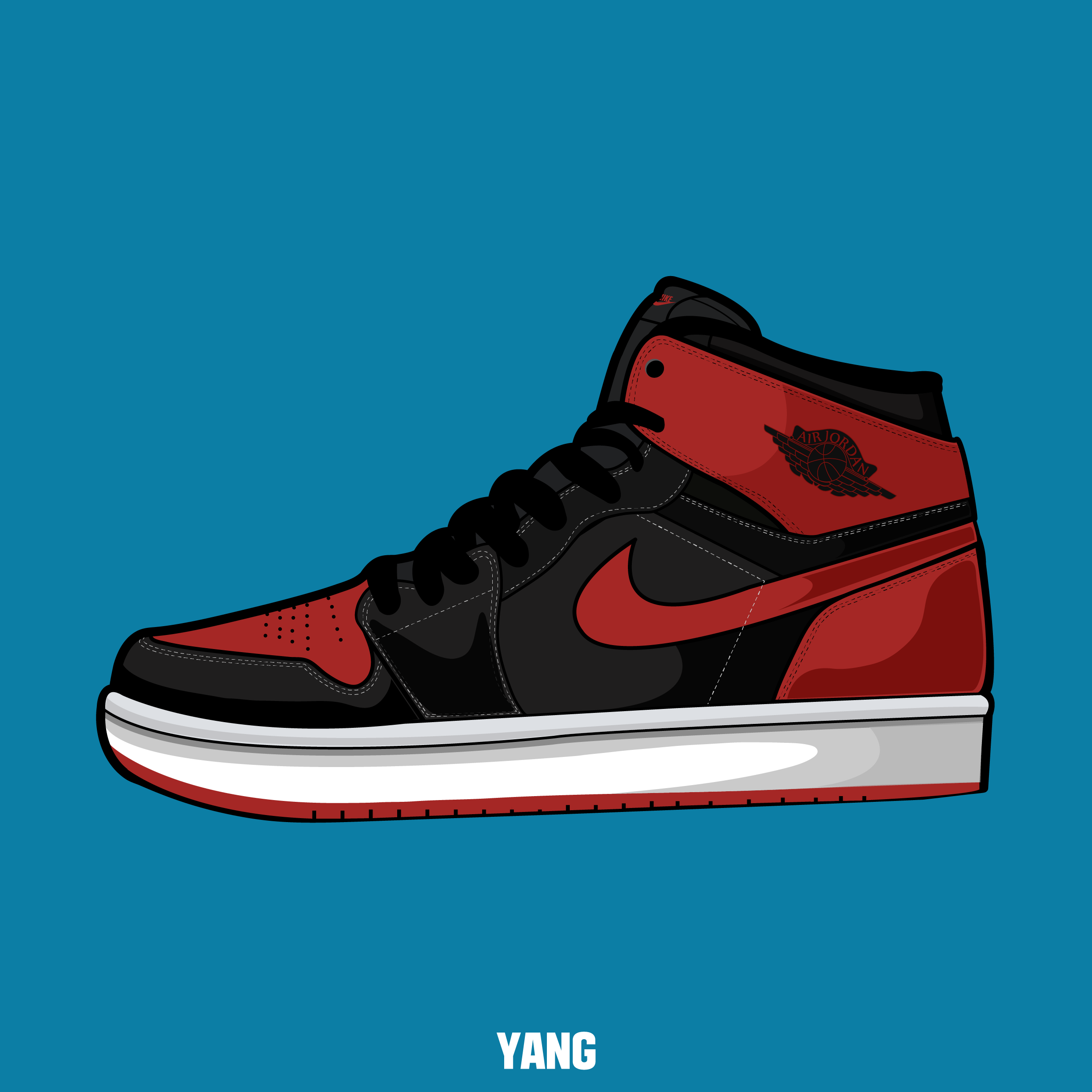 Air Jordan 1 Drawing at Explore collection of Air