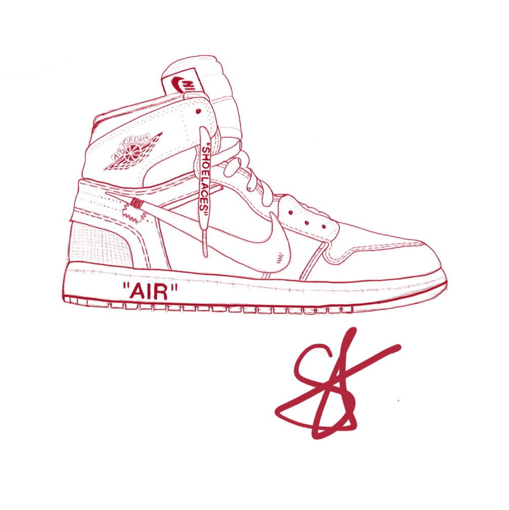 Air Jordan 1 Drawing at Explore collection of Air