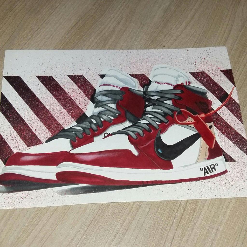 Air Jordan 1 Drawing at Explore collection of Air