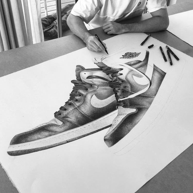 750x750 air jordan drawing - Air Jordan Drawing