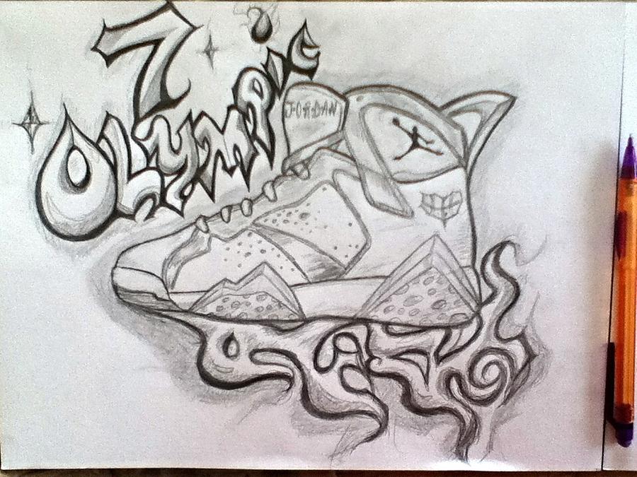 900x675 air jordan drawing - Air Jordan Drawing