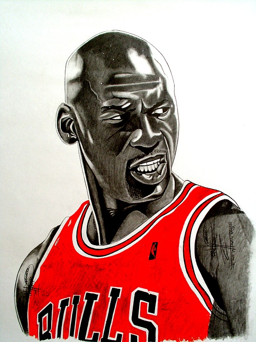 525x700 air jordan raging bull drawing drawing - Air Jordan Drawing