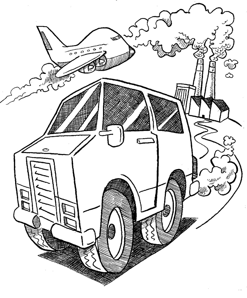 Air Pollution Coloring Pages Coloring Pages World - vrogue.co