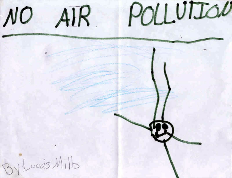 800x613 Kids' Drawings For Eramet Marietta No Air Pollution - Air Pollution Drawing