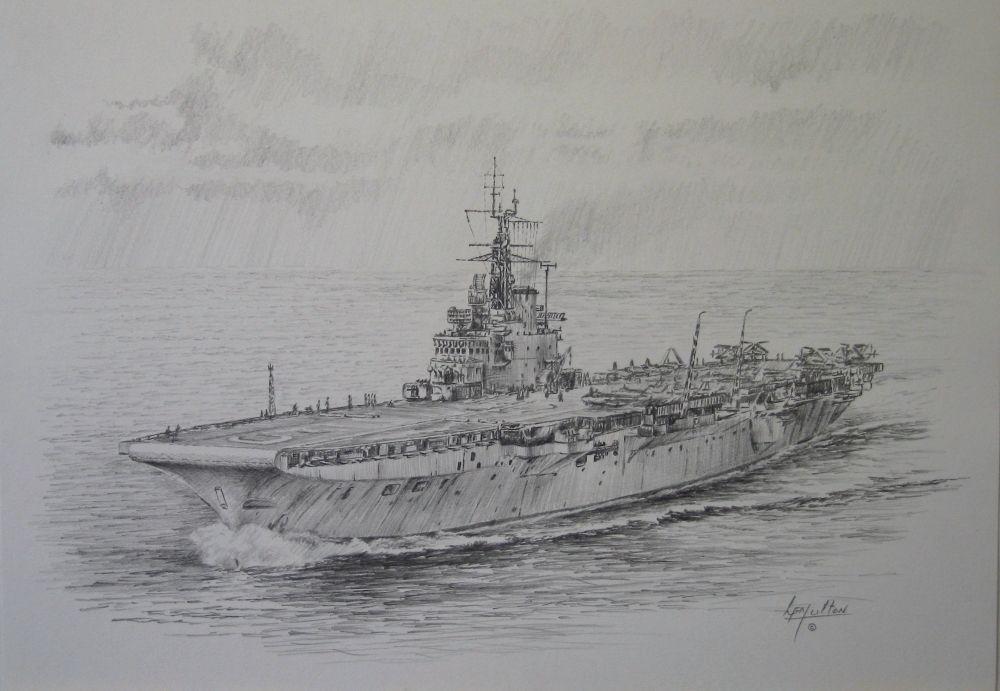 Aircraft Carrier Drawing at Explore collection of