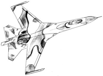 350x259 How To Draw An Airplane - Aircraft Drawing