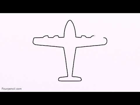 Airplane Drawing Cartoon at PaintingValley.com | Explore collection of ...