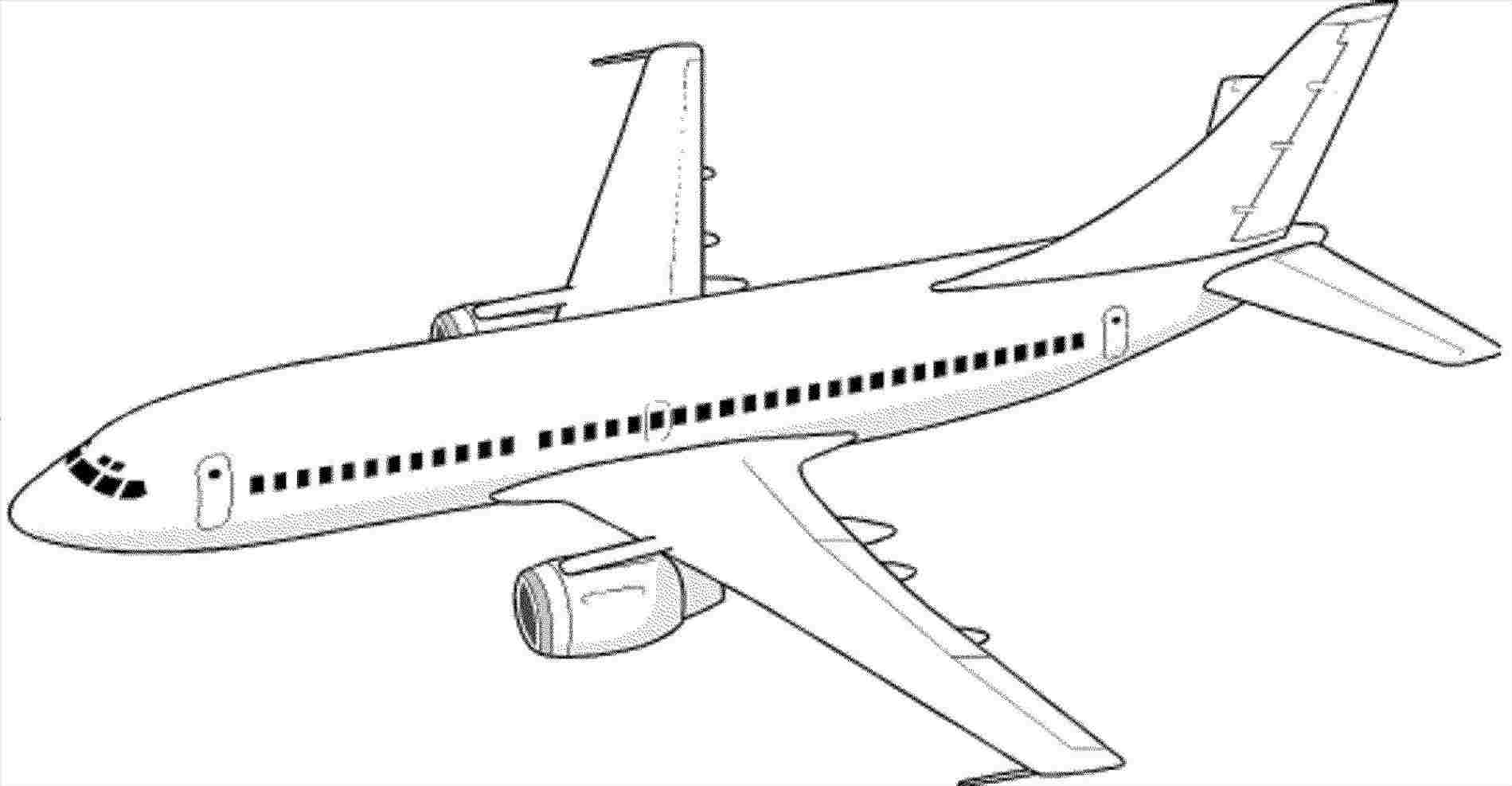 free retro airplane coloring page