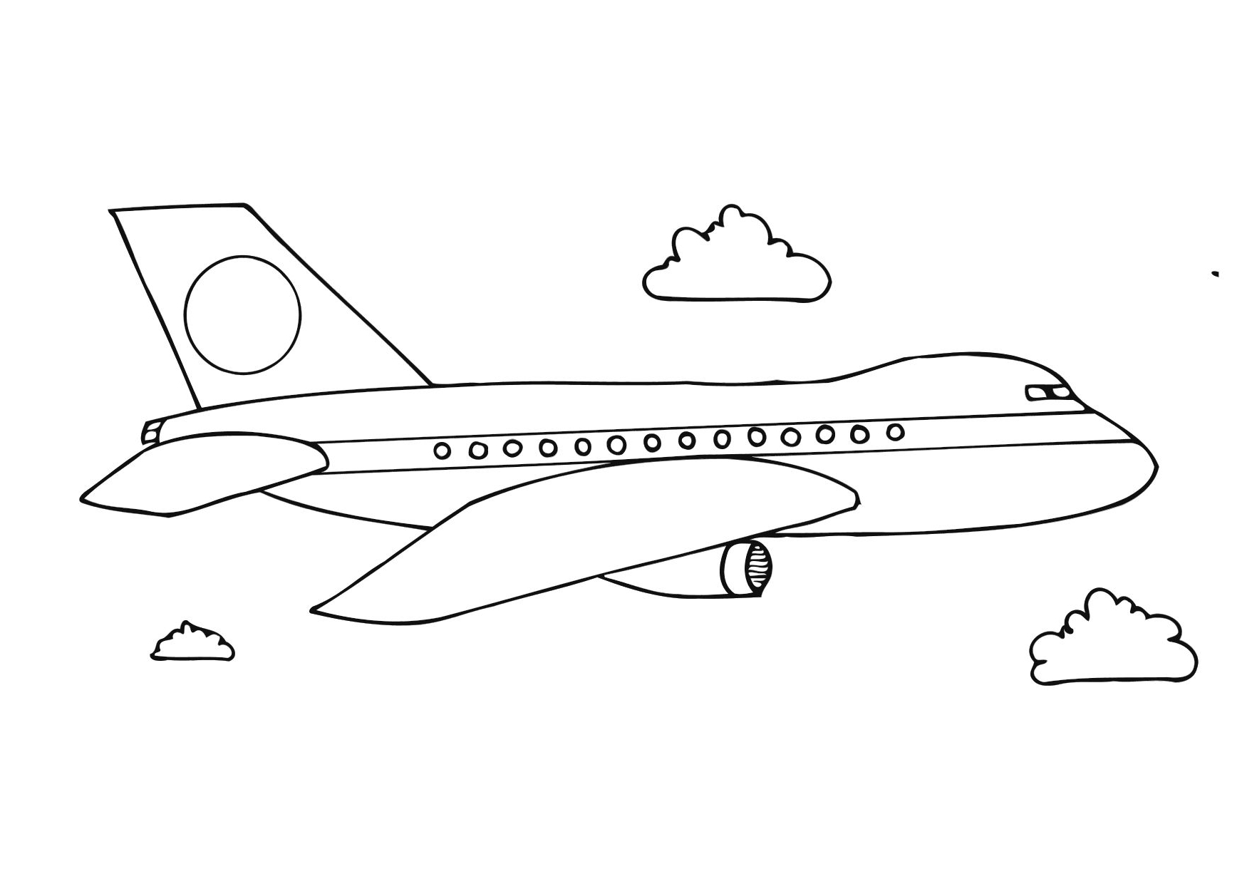 1750x1240 the truth about printable pictures of airplanes draw aeroplane - Airplane Drawing For Kids