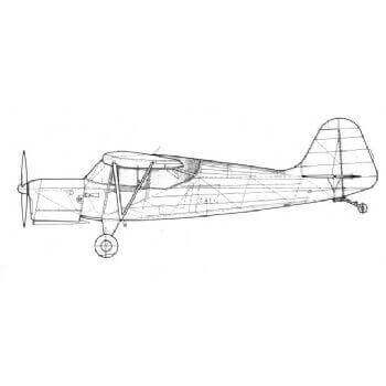 350x350 Autocar Js Line Drawing - Airplane Line Drawing