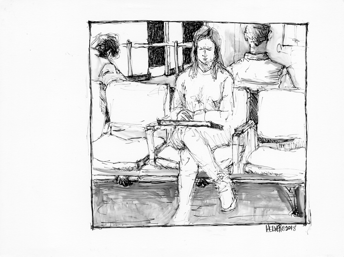 1200x896 airport drawing the guy in the library - Airport Drawing