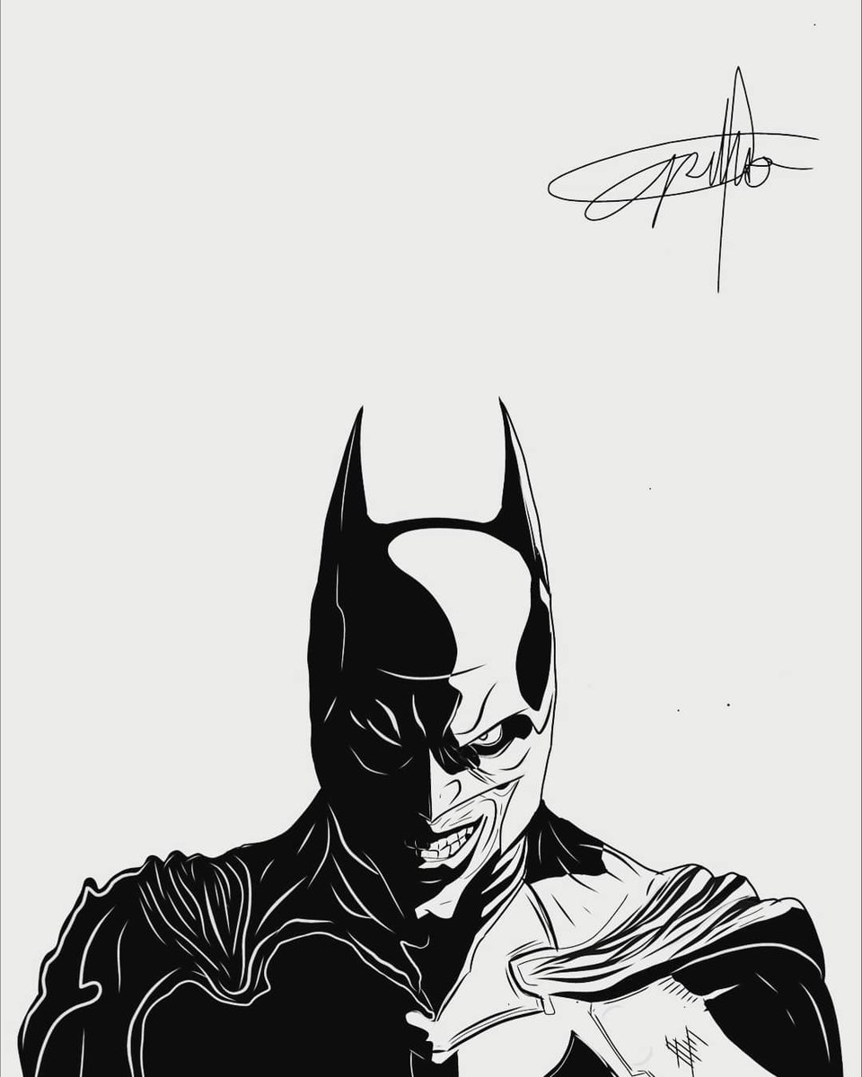 960x1200 Aj Saints On Twitter Sharing My Batman Joker Drawing - Aj Drawings