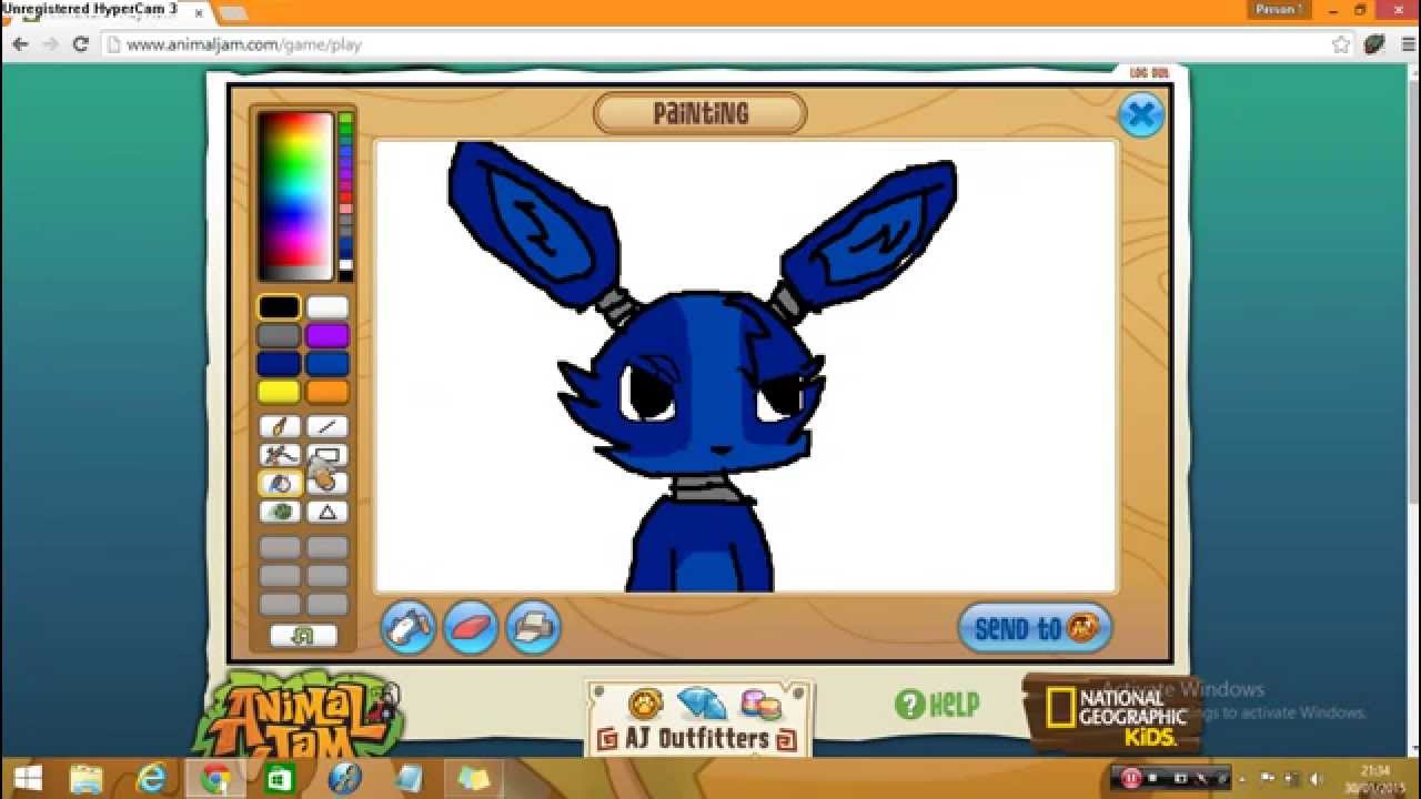 1280x720 Fnaf Taiso Fan Made Drawing Aj - Aj Drawings