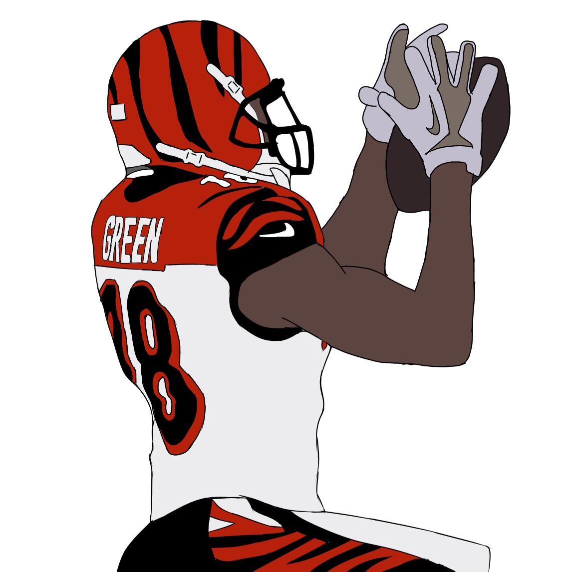 1146x1146 i just made this drawing of the one and only aj green, i thought - Aj Drawings