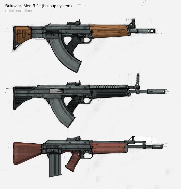 736x770 Bullpup Ak Drawing - Ak Drawing