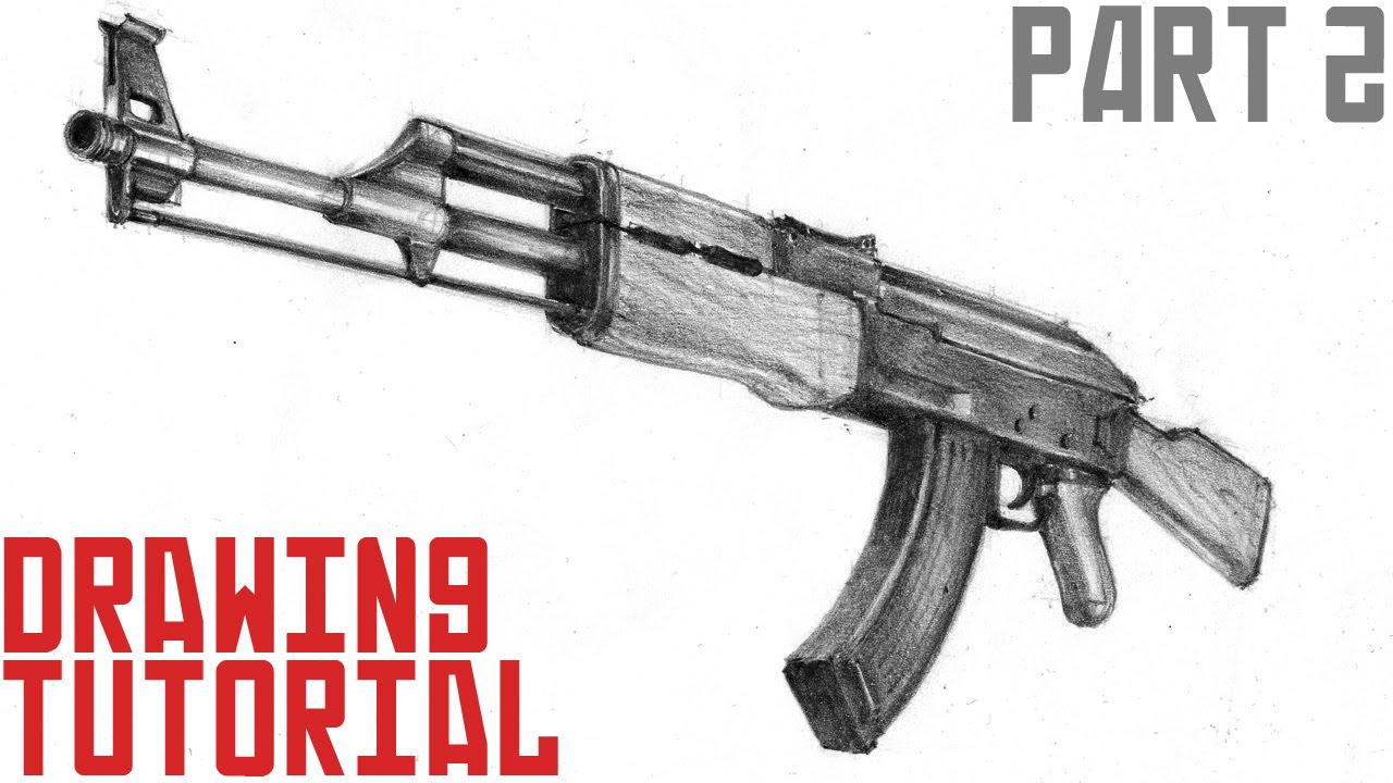 1280x720 How To Draw Ak - Ak Drawing