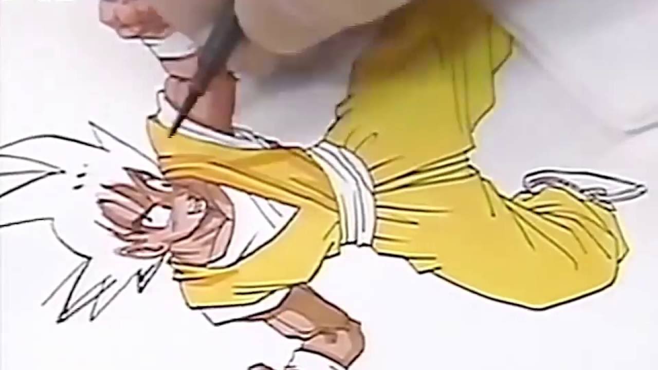 1280x720 akira desenhando goku - Akira Toriyama Drawing