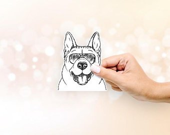 340x270 Akita Drawing Etsy - Akita Drawing