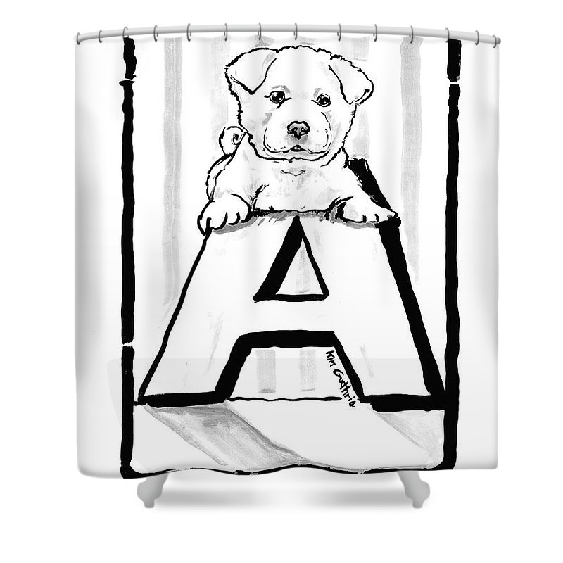 800x800 Dog Drawing Akita Shower Curtain For Sale - Akita Drawing