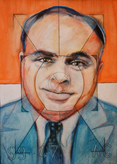 375x526 Al Capone Drawing - Al Capone Drawing