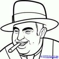 189x190 Al Capone Hat Images - Al Capone Drawing