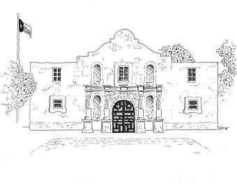 340x270 alamo drawing etsy - Alamo Drawing