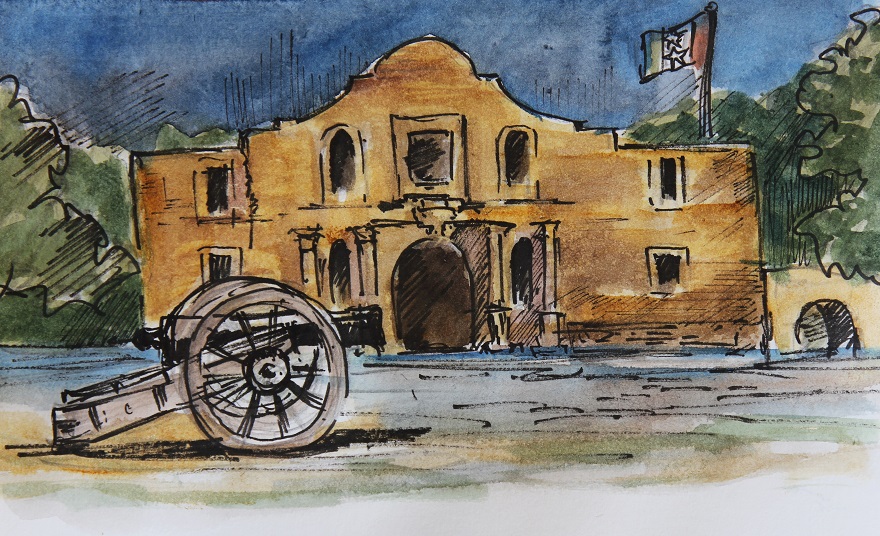 880x536 art of the day the alamoremembered - Alamo Drawing